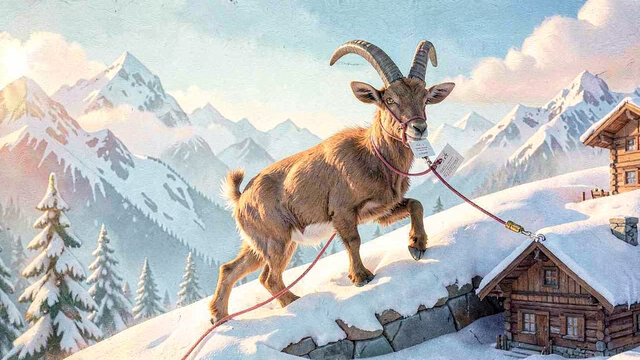 Alpine Post Goat