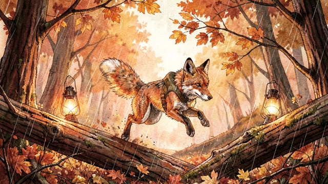 Autumn Postal Fox