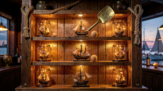 Harbor Bottle Ship